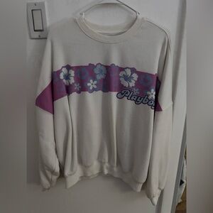 Playboy by PacSun White Sweatshirt